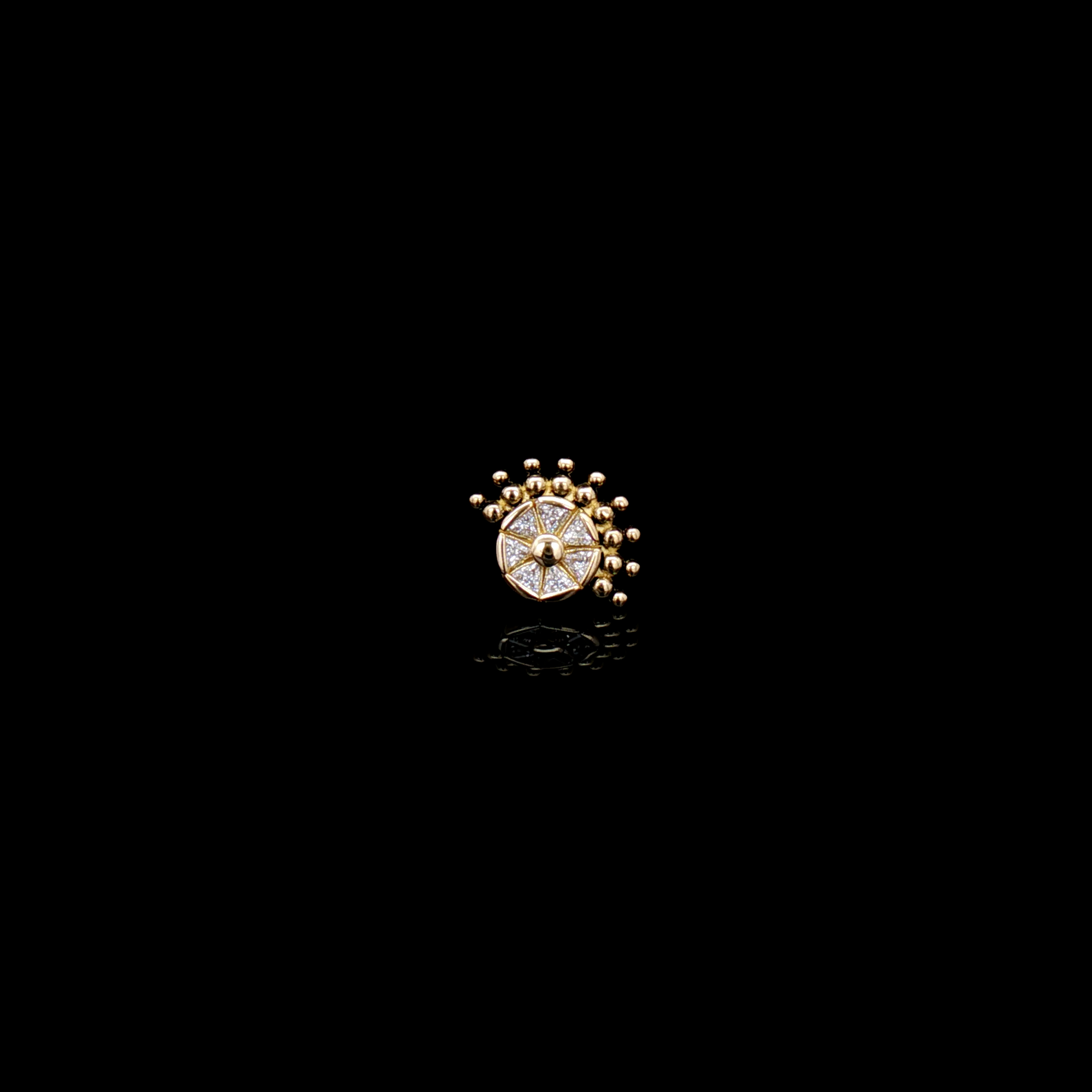 Skylar - 18kt Gold Threadless End