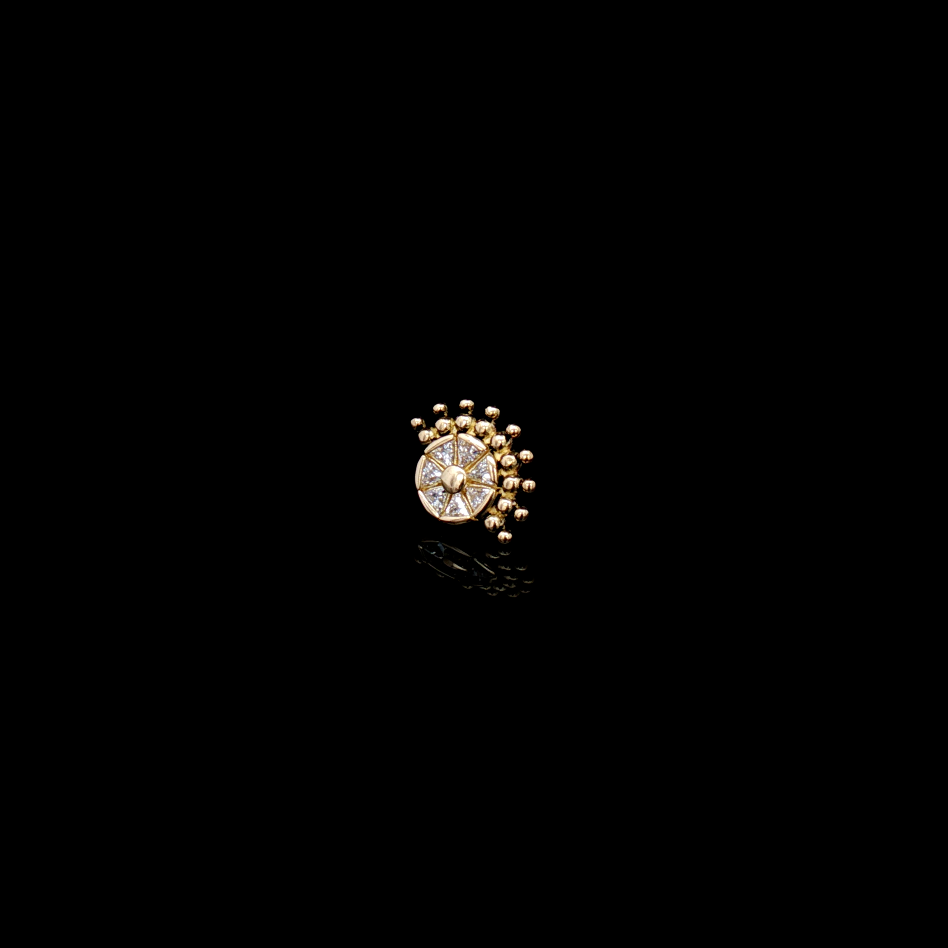 Skylar - 18kt Gold Threadless End