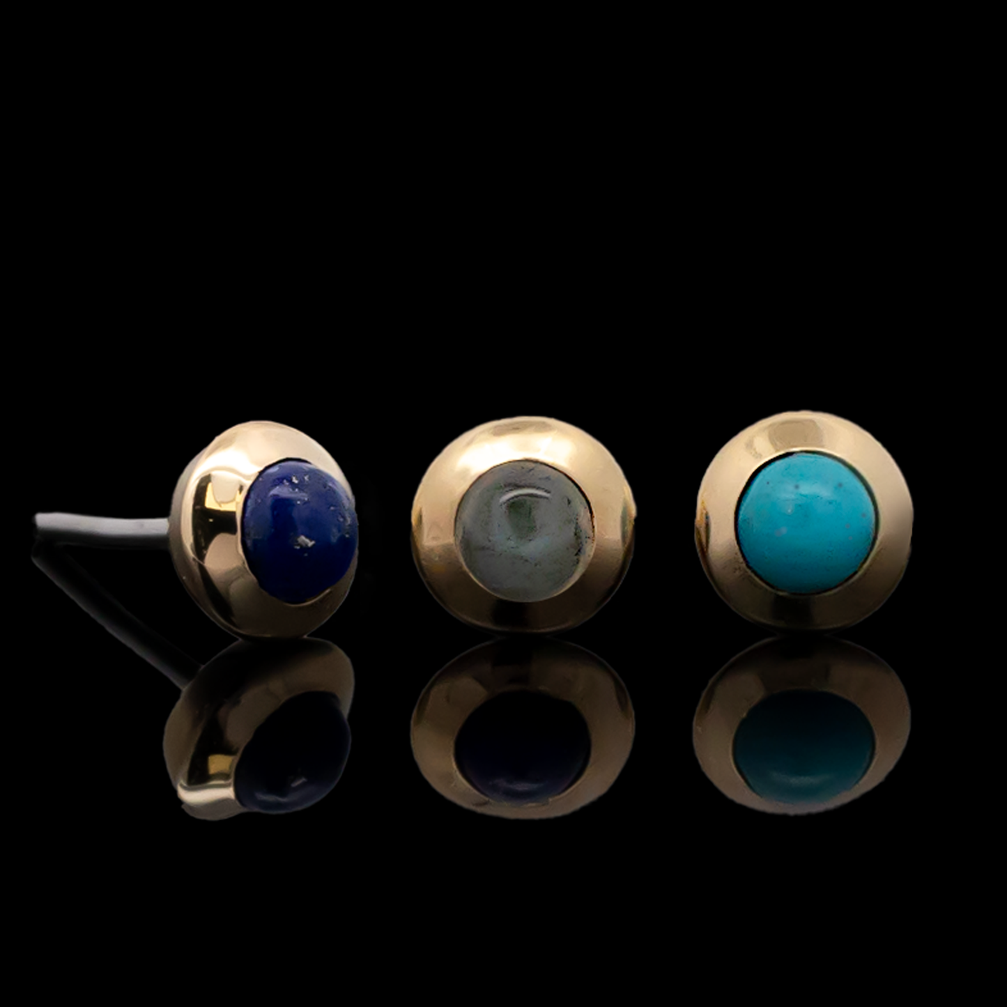 Indie - 18kt Gold Threadless End