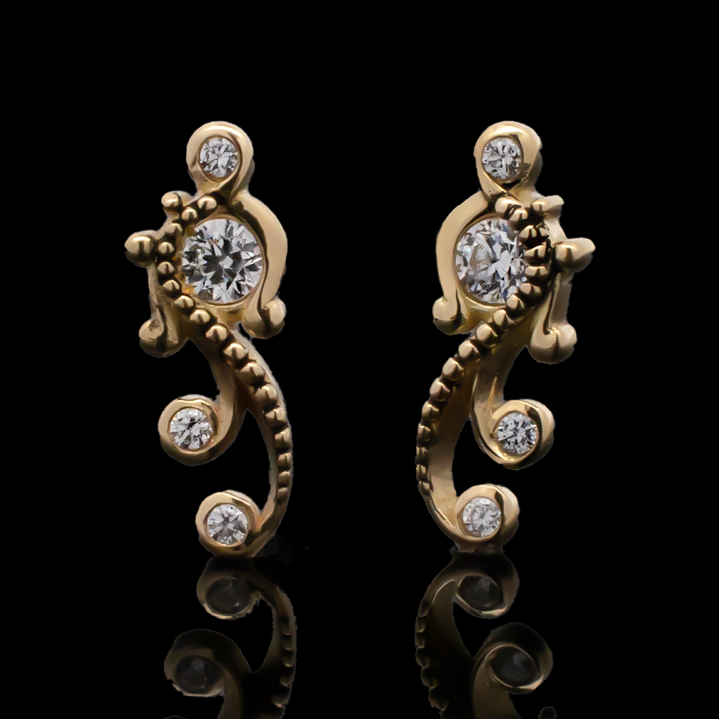 Eliana - 18kt Gold Threadless End
