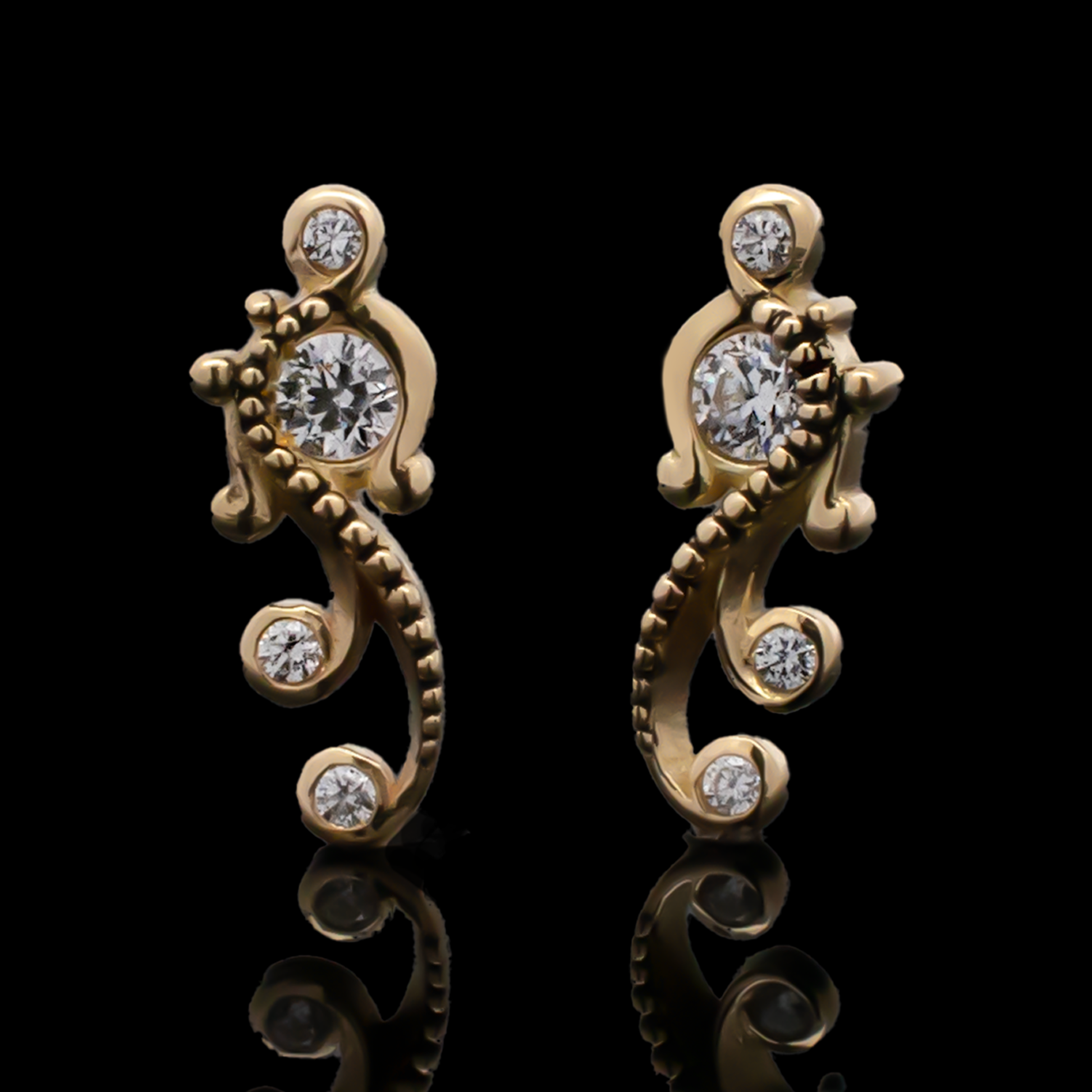 Eliana - 18kt Gold Threadless End