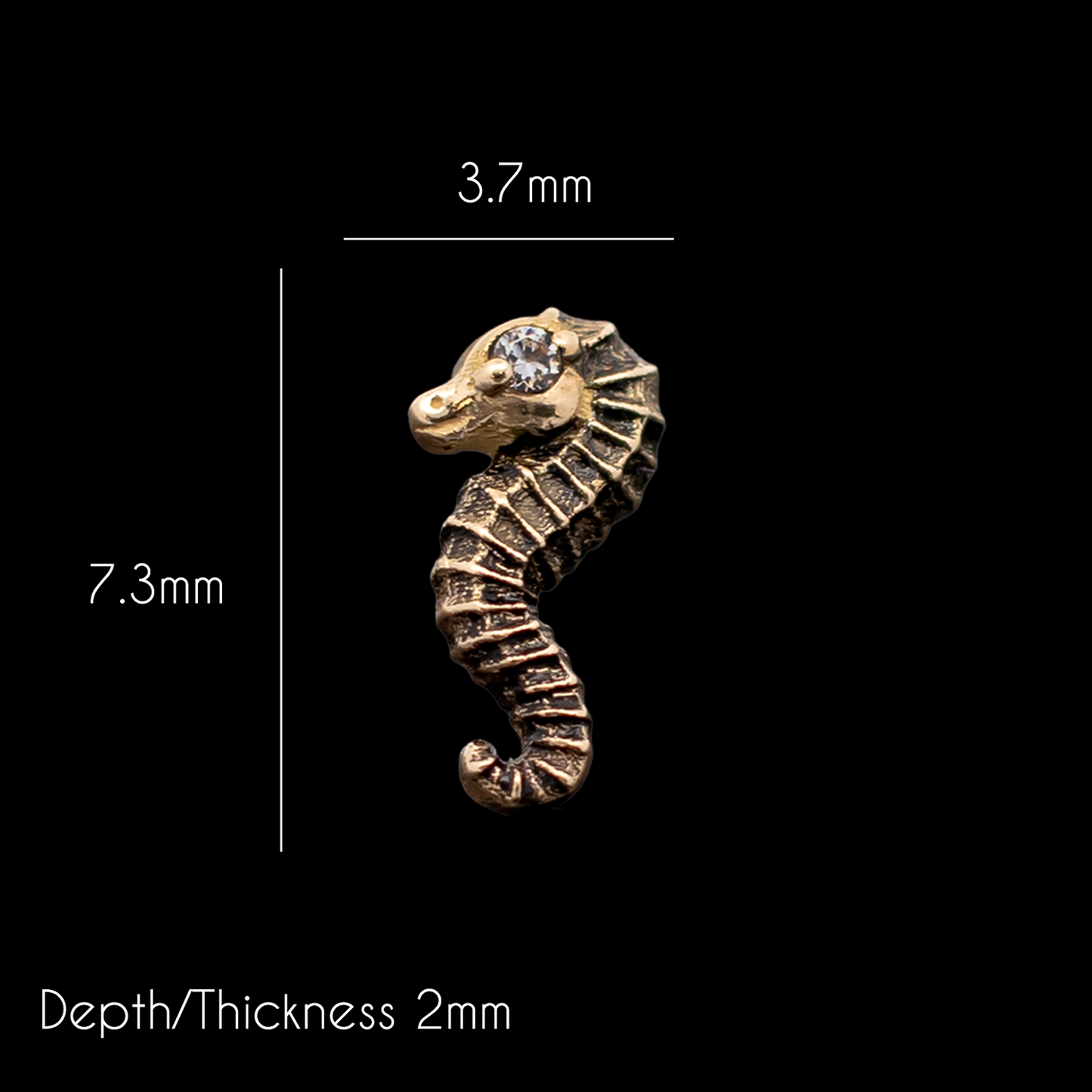 Auri - 18kt Gold Threadless End