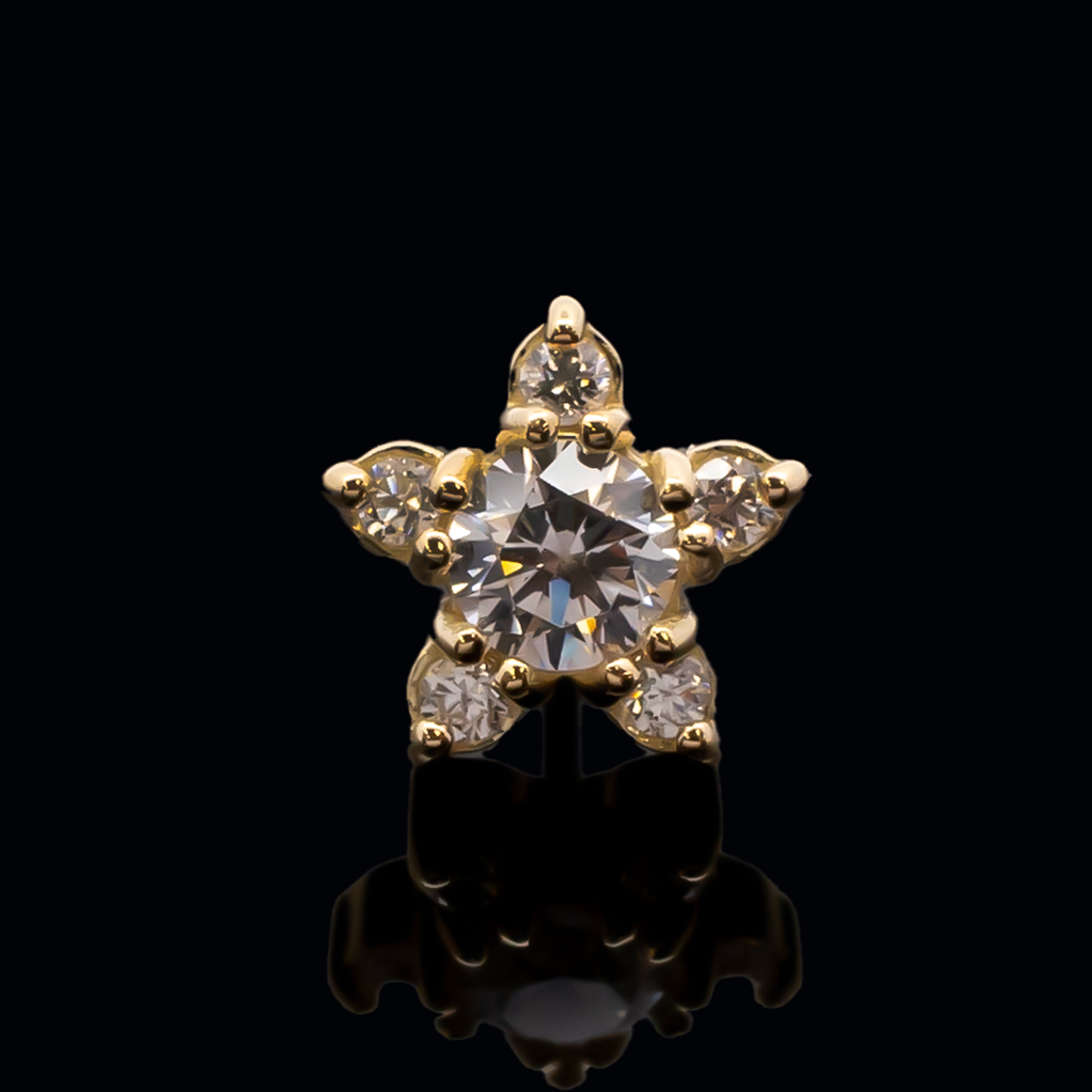 Madeline - 18kt Gold Threadless End