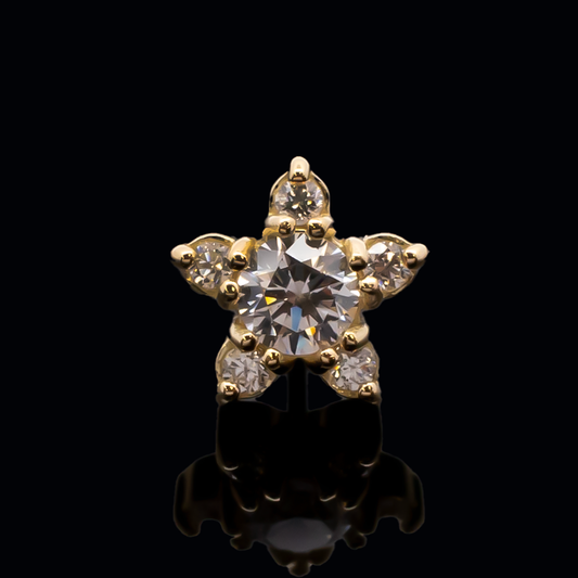 Madeline - 18kt Gold Threadless End