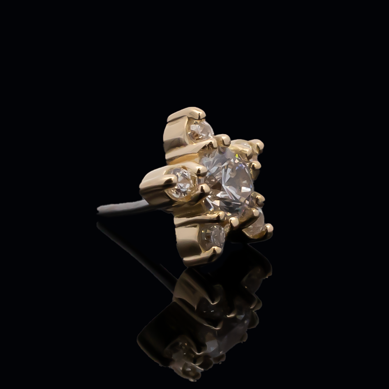 Madeline - 18kt Gold Threadless End