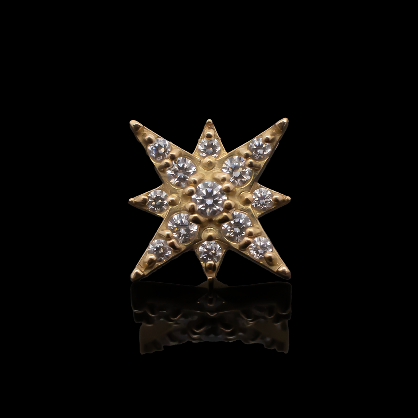 Everly - 18kt Gold Threadless End