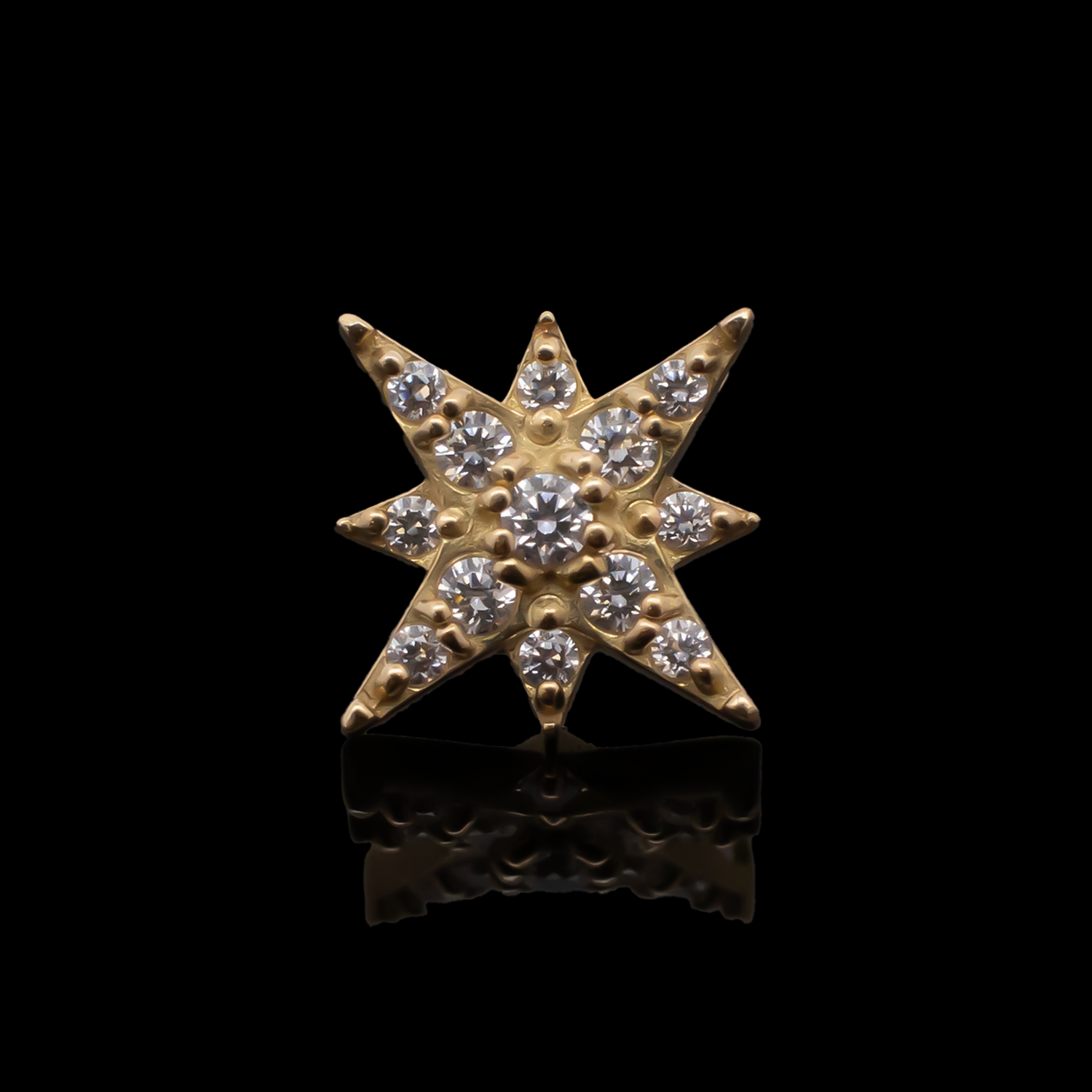 Everly - 18kt Gold Threadless End