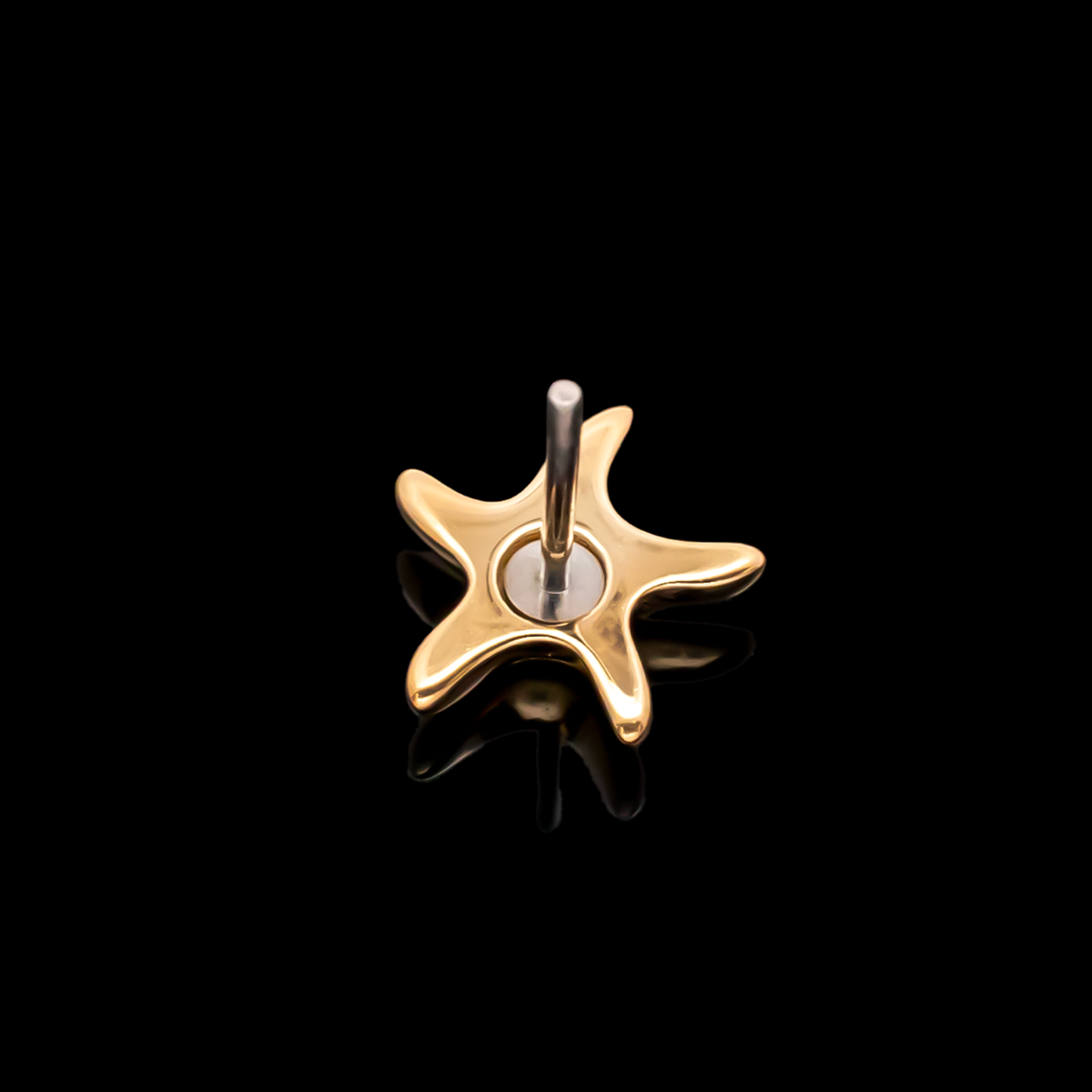 Maristar - 18kt Gold Threadless End - Pierced Addiction