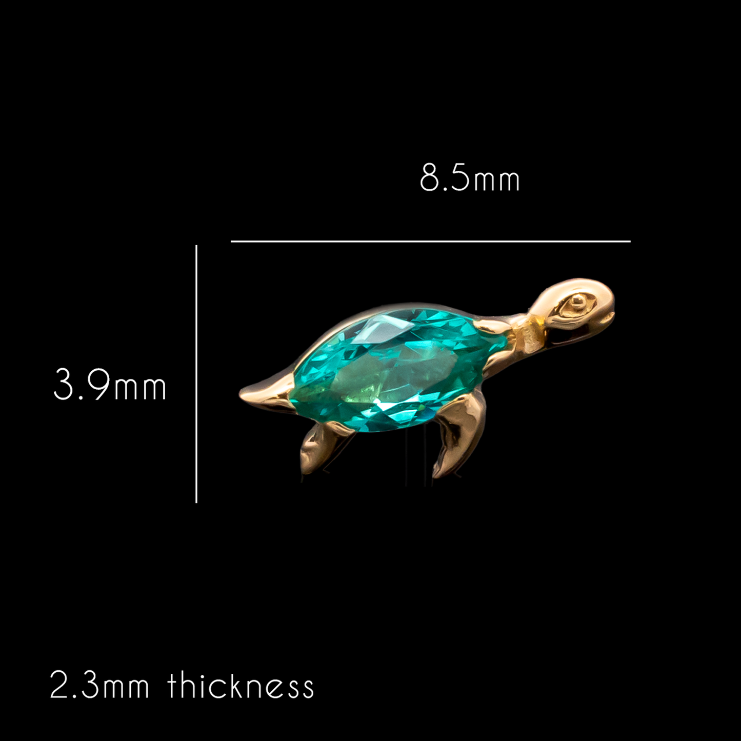 Isalora - 18kt Gold Threadless End