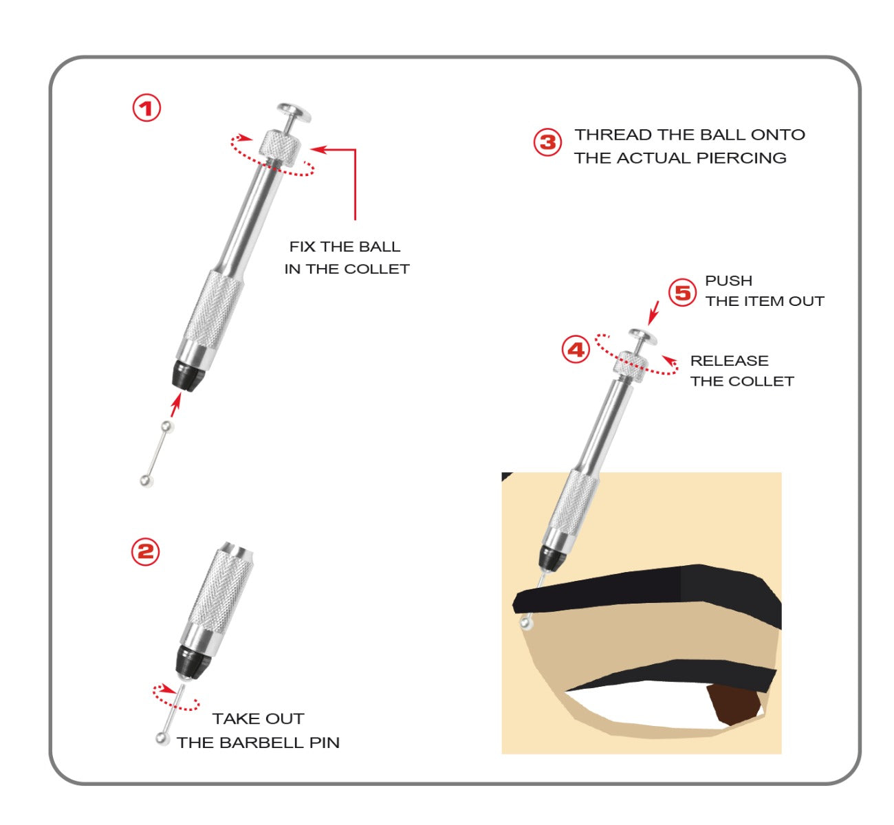 Ball Grabbing Tool - Pierced Addiction