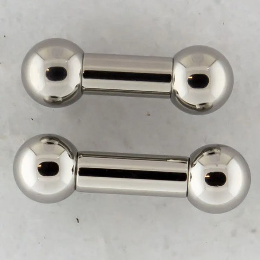 2G Steel Internally Threaded Barbells - Pierced Addiction