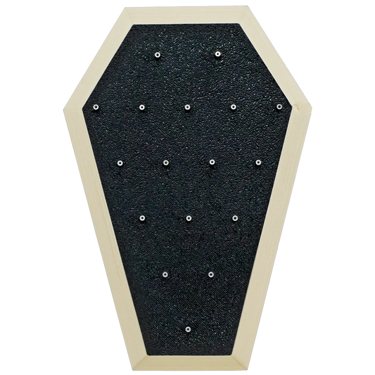 Multicolor Coffin End Jewelry Display – Holds 17 Replacement Ends
