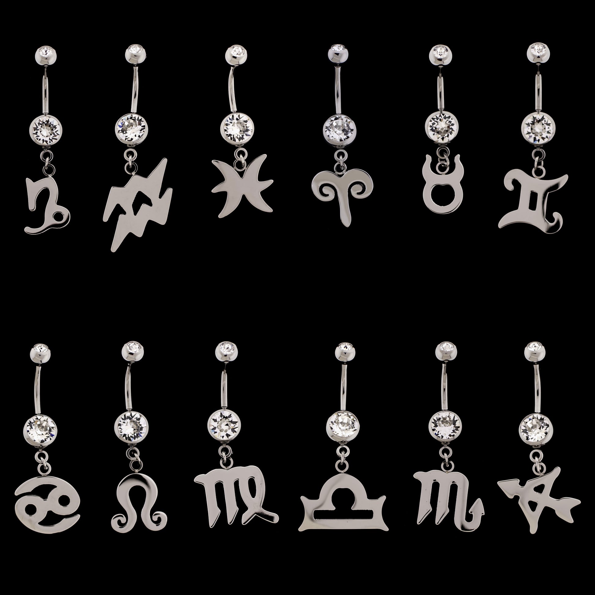 Celestina - Navel Ring Zodiac Collection