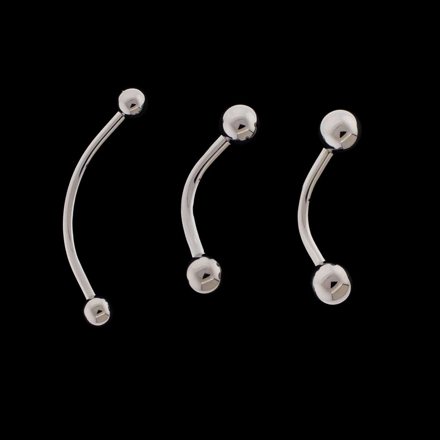 16G Internally Threaded Perfect Curve Barbell - Khrysos Jewelry