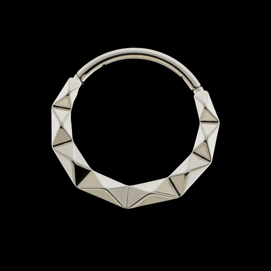 Linden - Titanium Hinged Ring - Khrysos Jewelry