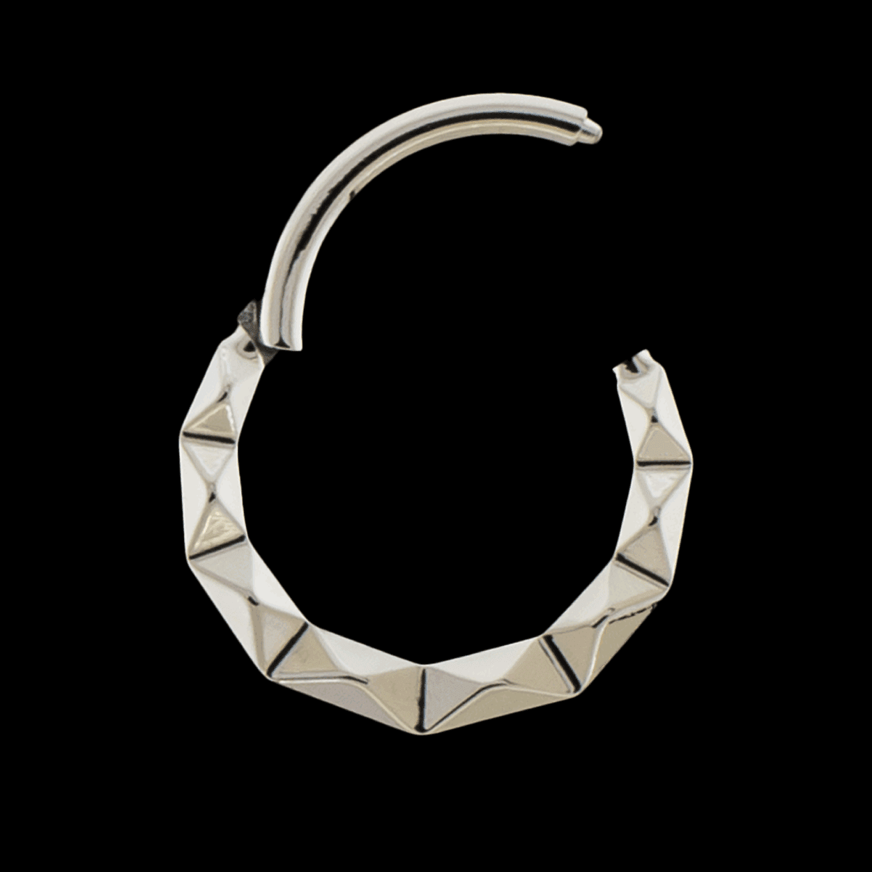 Linden - Titanium Hinged Ring - Khrysos Jewelry