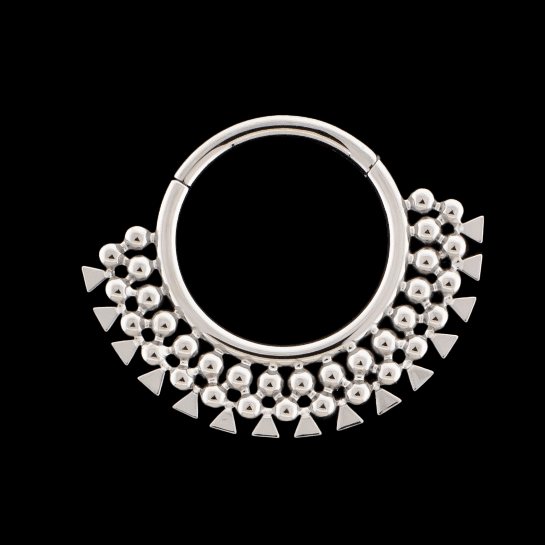 Kattri- Titanium Hinged Ring - Khrysos Jewelry