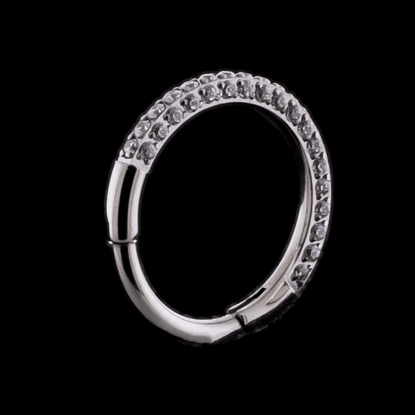 Singapore- Titanium Hinged Ring - Pierced Addiction