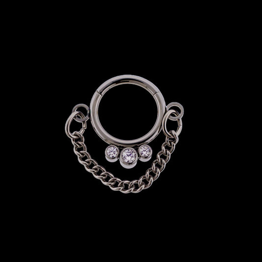 Arlette - Hinged Segment Ring - Khrysos Jewelry