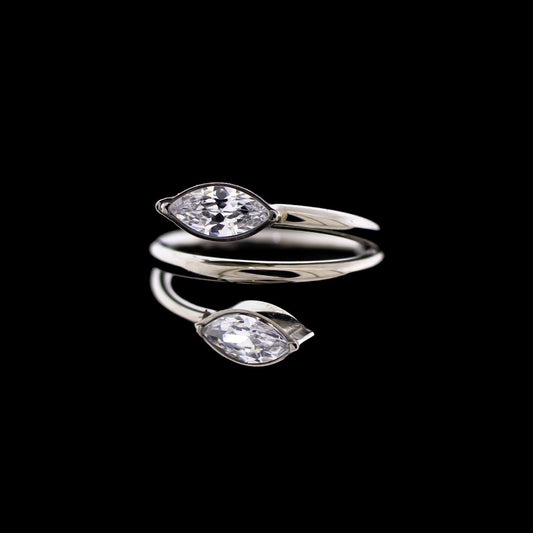 Lavie - Hinged Segment Ring - Khrysos Jewelry