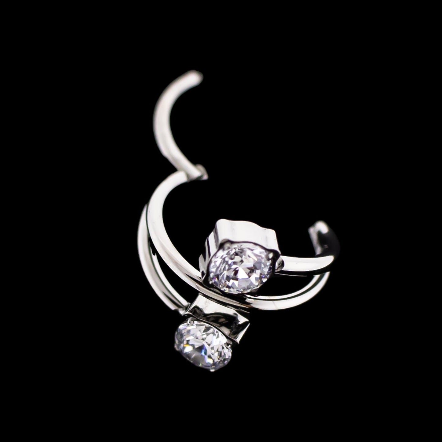Yasmine - Hinged Segment Ring - Khrysos Jewelry