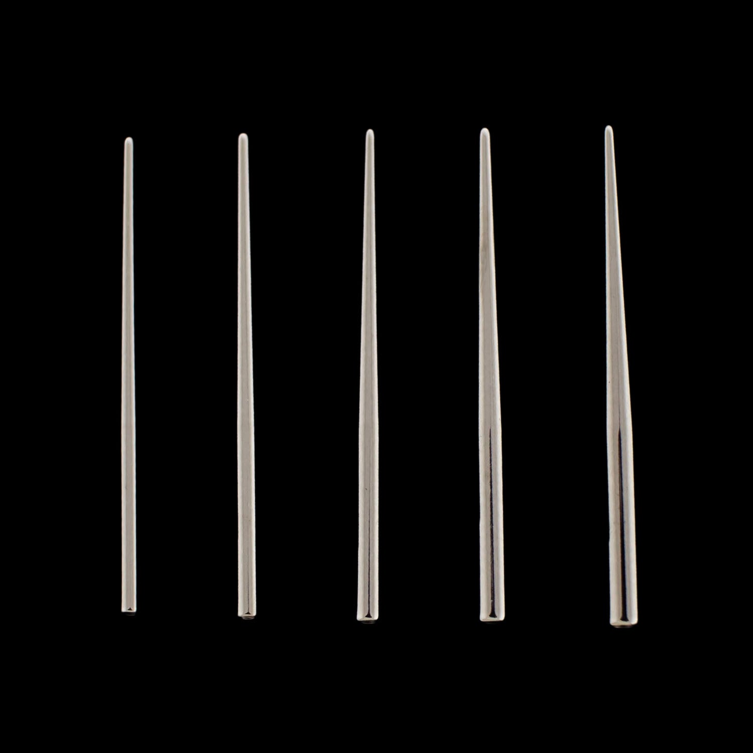 1" Titanium Tapers - Internally Measured - Khrysos Jewelry