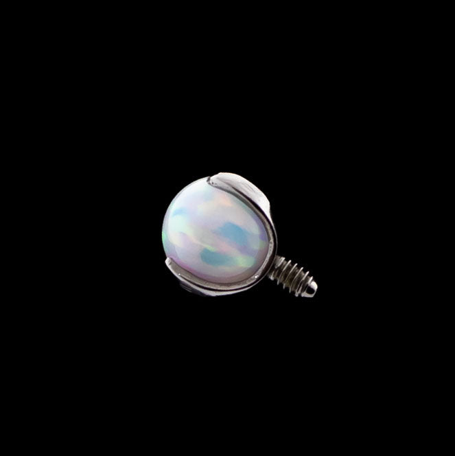 Claw Set Opal Ball - 16G/18G Internally Threaded - Khrysos Jewelry