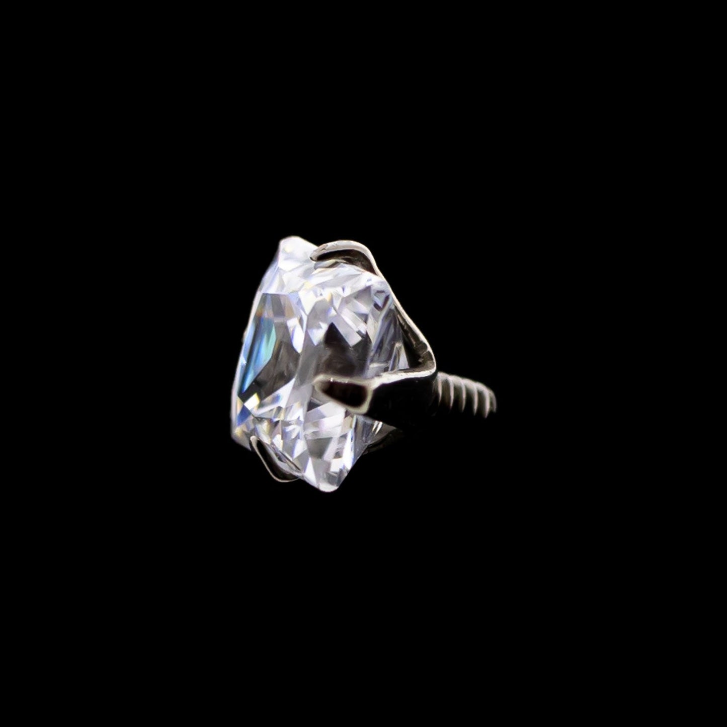 16G/18G Square - Internally Threaded - Khrysos Jewelry