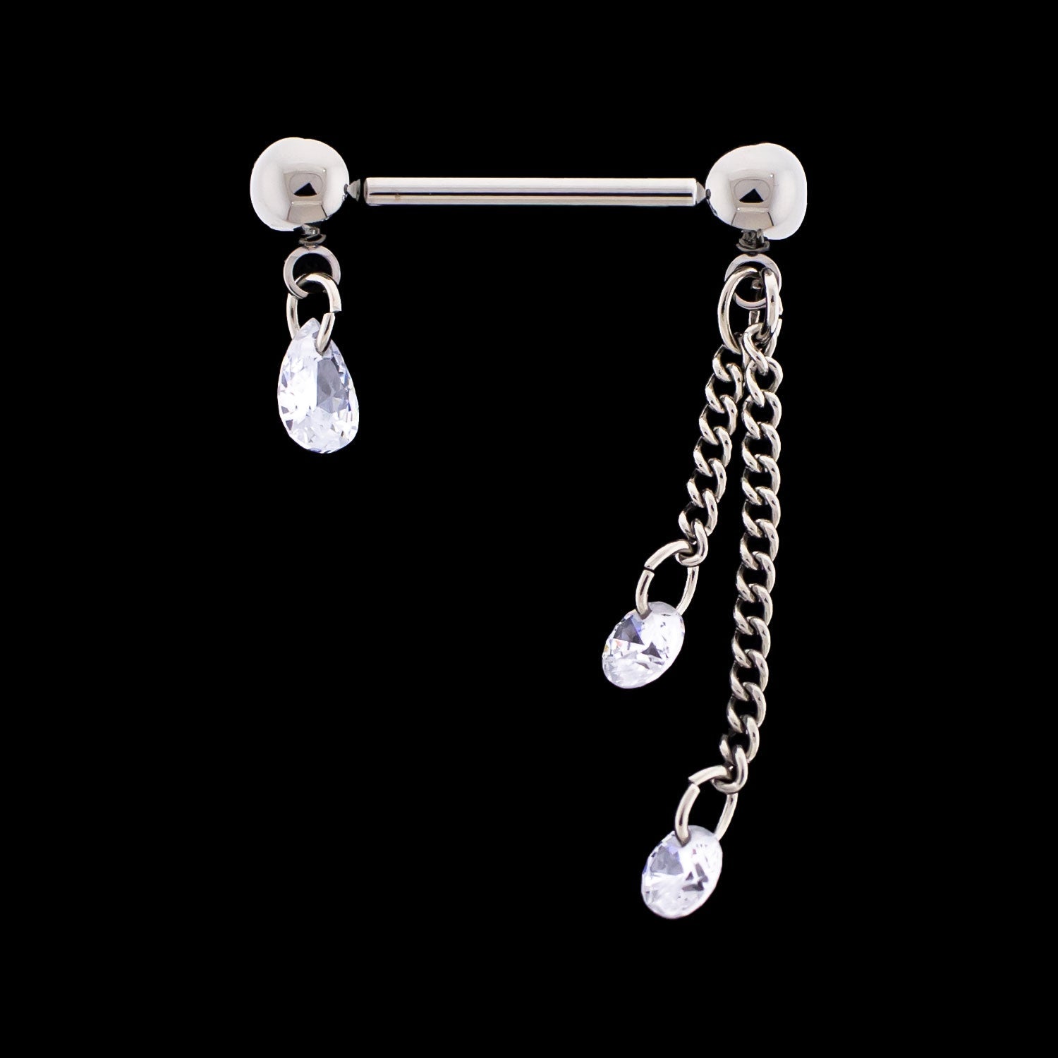 Irin - Threadless Nipple Barbell - Khrysos Jewelry