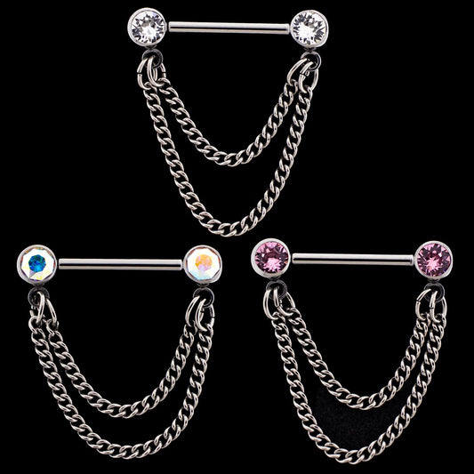 Mide - Threadless Nipple Barbell - Khrysos Jewelry