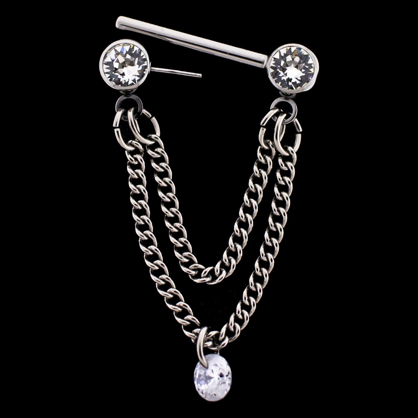 Disia - Threadless Nipple Barbell - Khrysos Jewelry