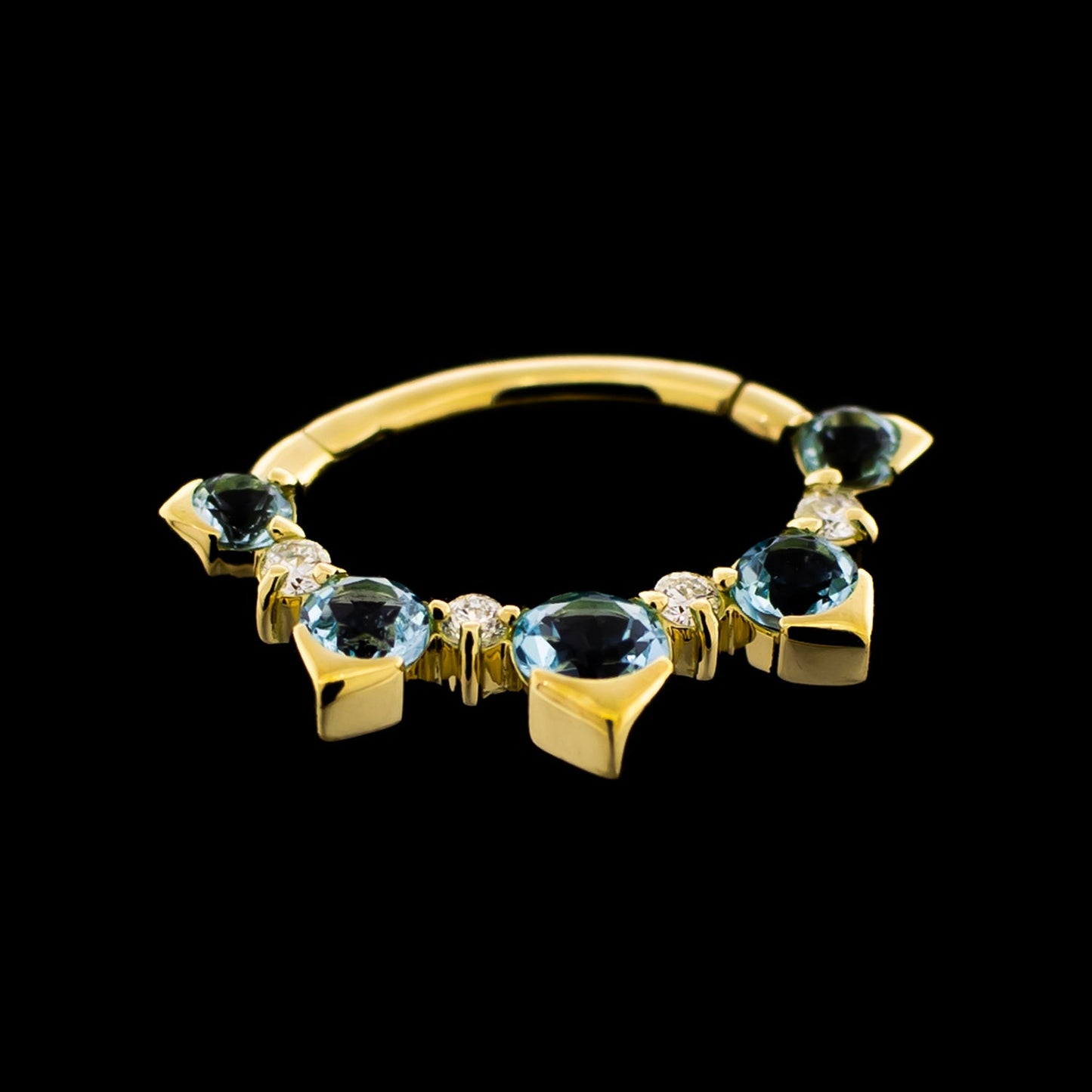 Annalise - Lab Created Diamond Hinged Ring