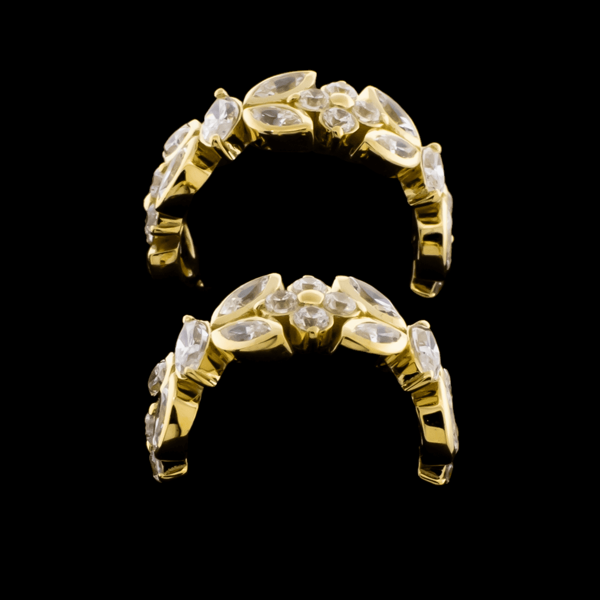 Liana- 18Kt Gold Hinged Conch Ring