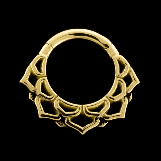 Ren- 18Kt Gold Hinged Ring