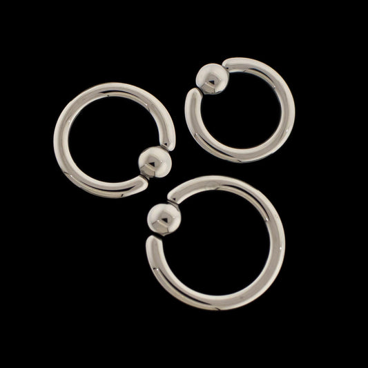 10G Captive Bead Rings - Khrysos Jewelry