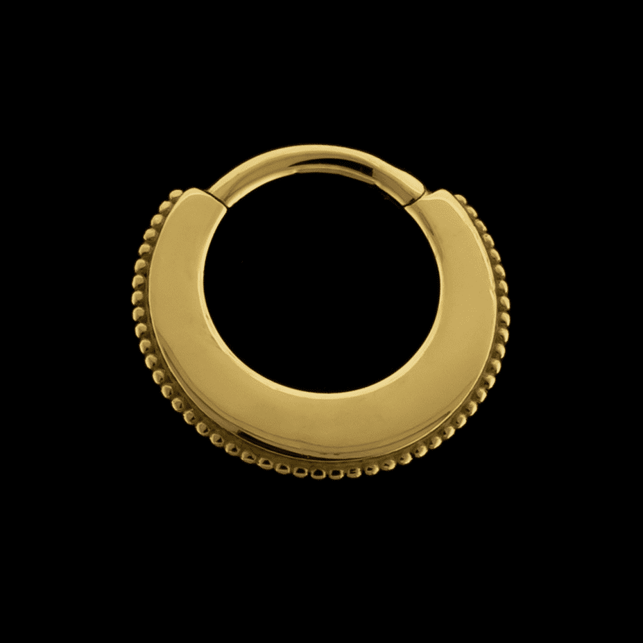 Vesta- 16G 18Kt Gold Hinged Ring