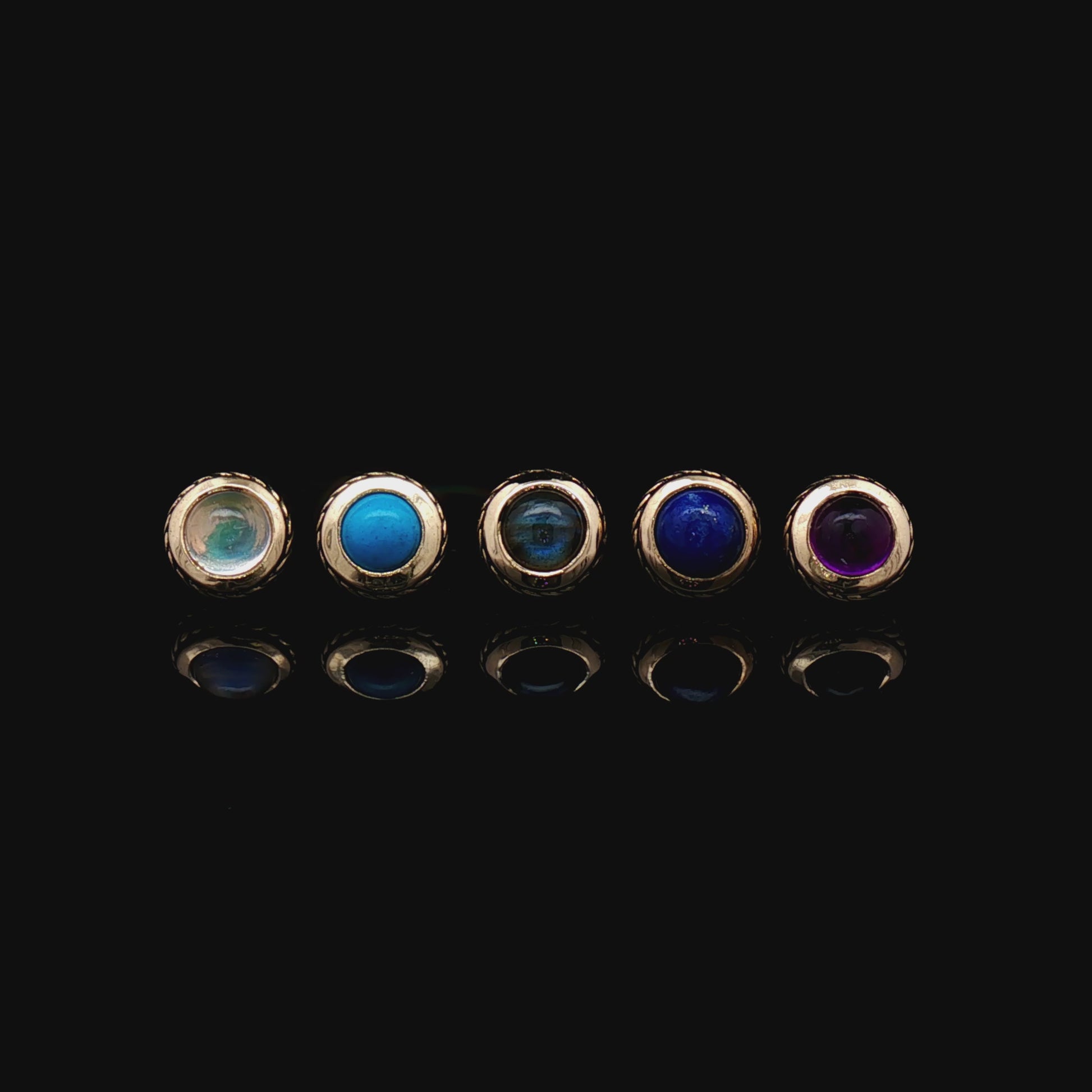 Laurel - 18kt Gold Threadless End