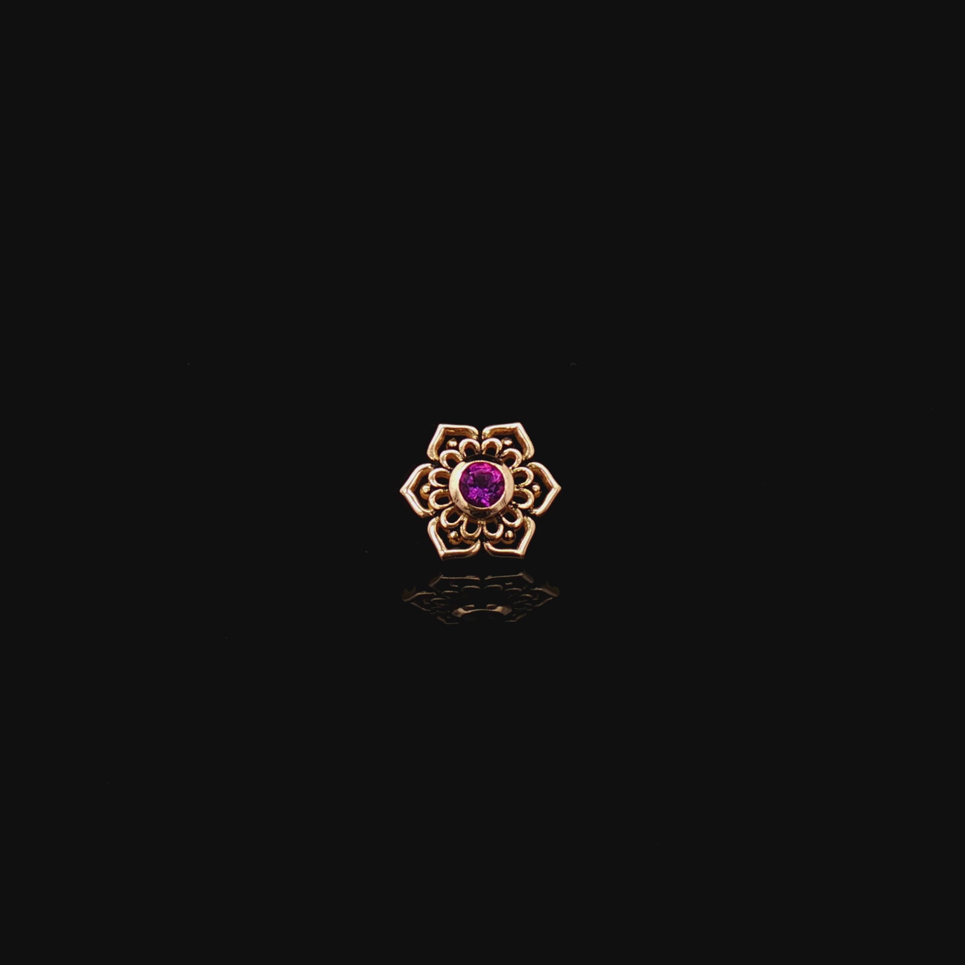 Aurora - 18kt Gold Threadless End