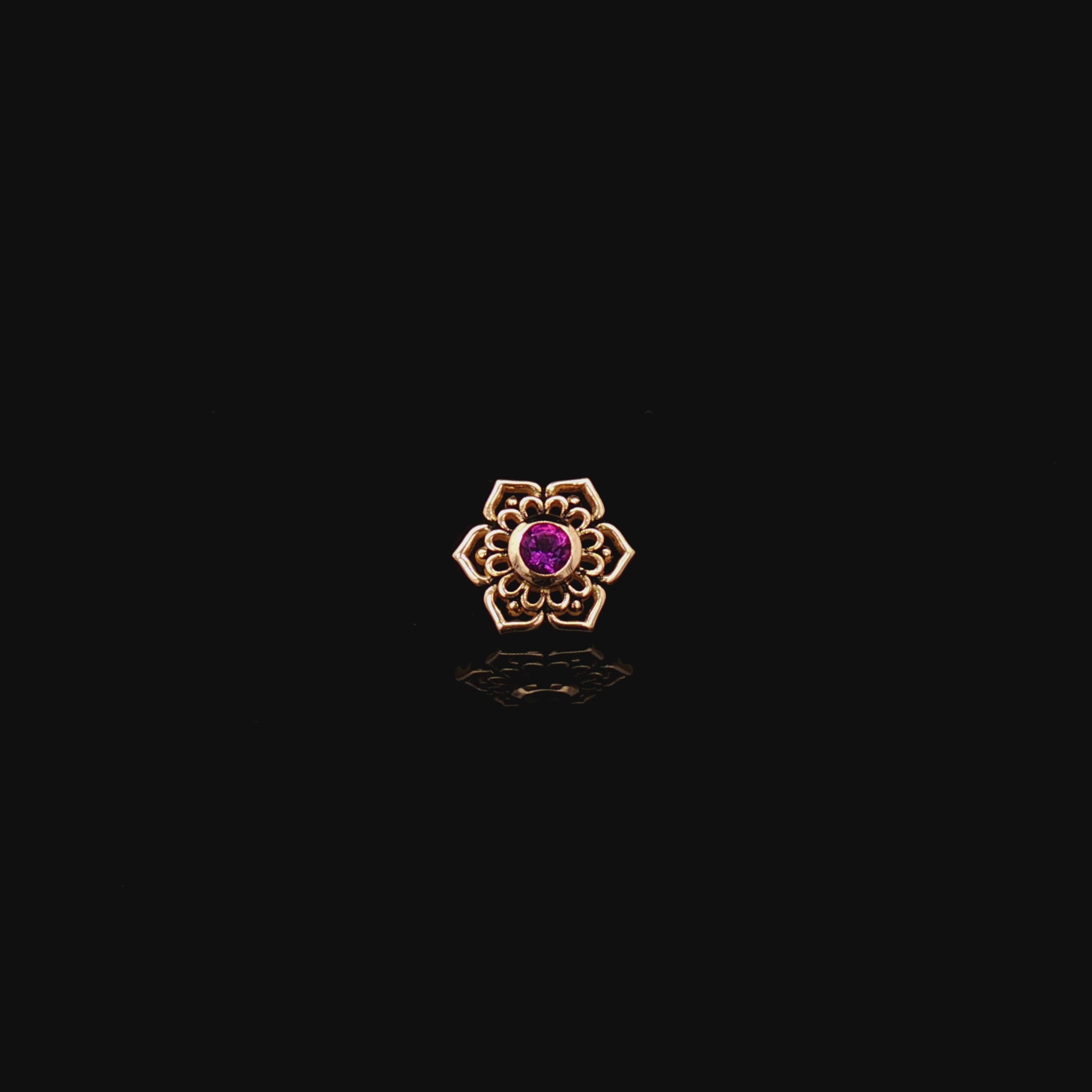 Aurora - 18kt Gold Threadless End