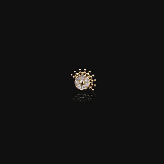 Skylar - 18kt Gold Threadless End