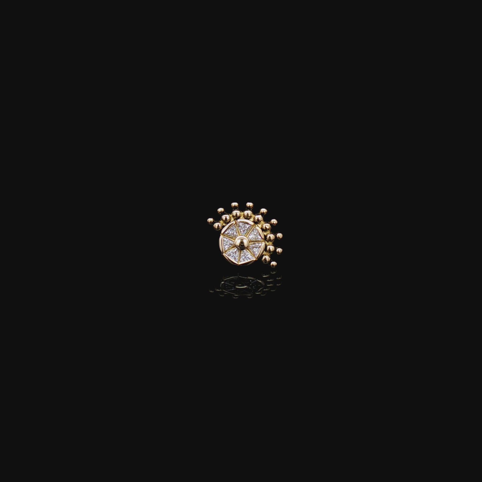 Skylar - 18kt Gold Threadless End
