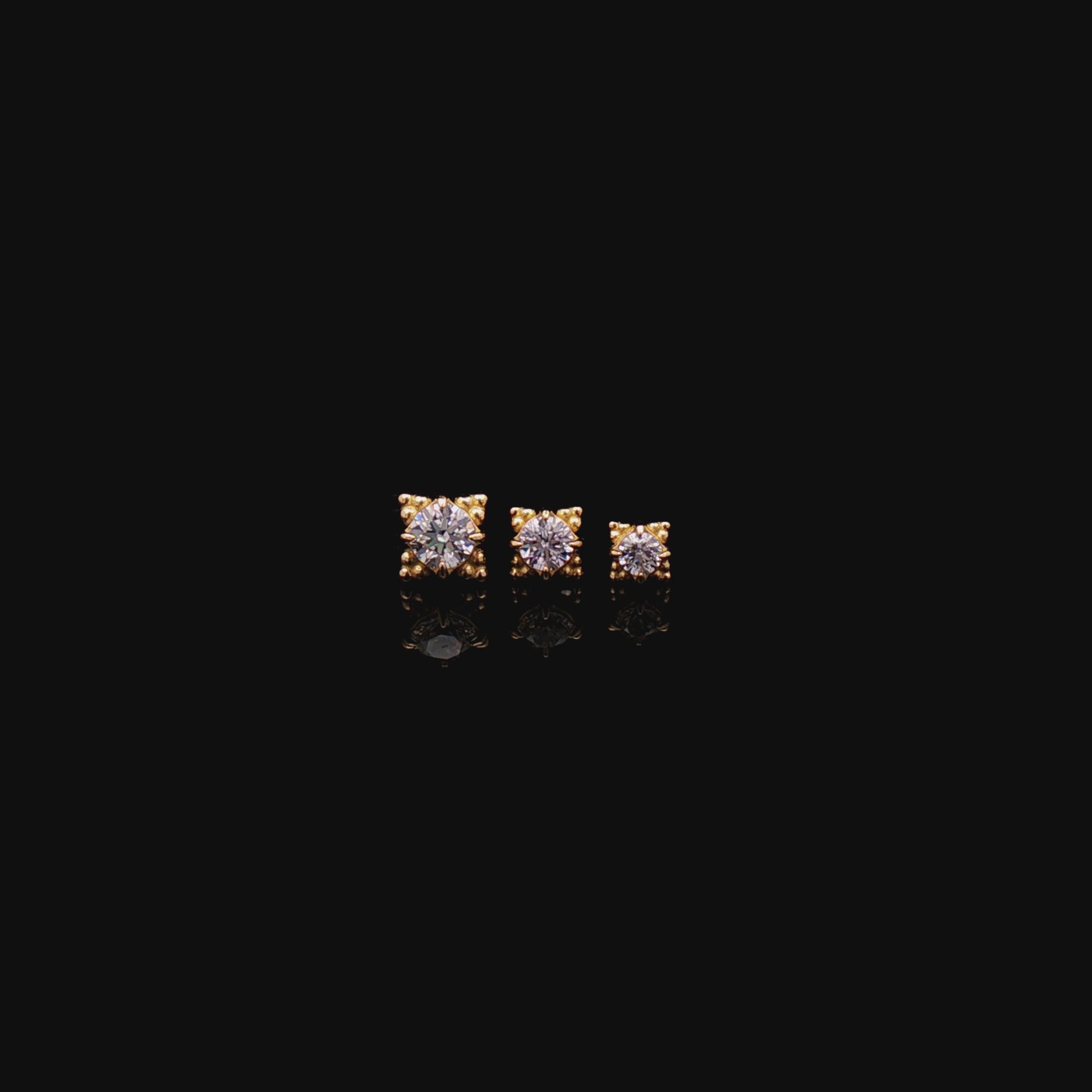 Wren - 18kt Gold Threadless End