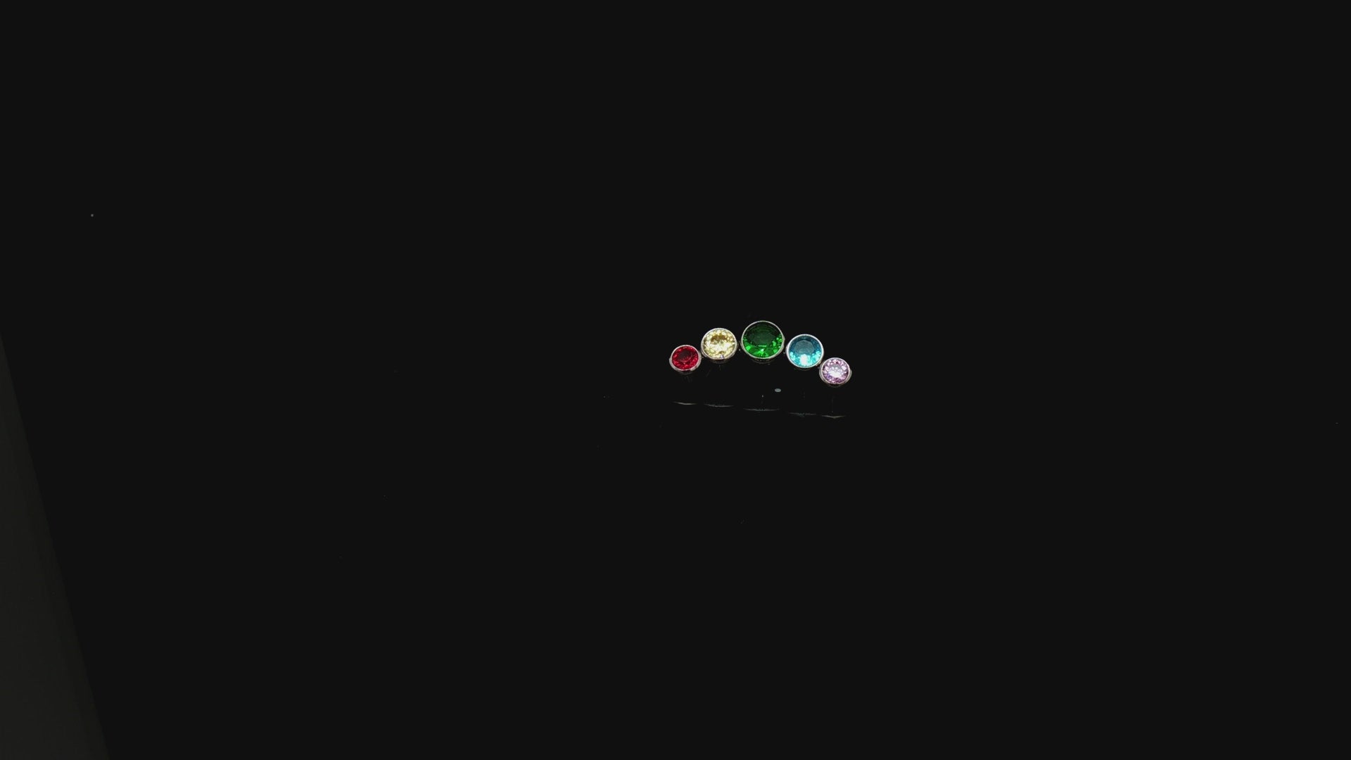 Lux - Rainbow 16G Internally Threaded End