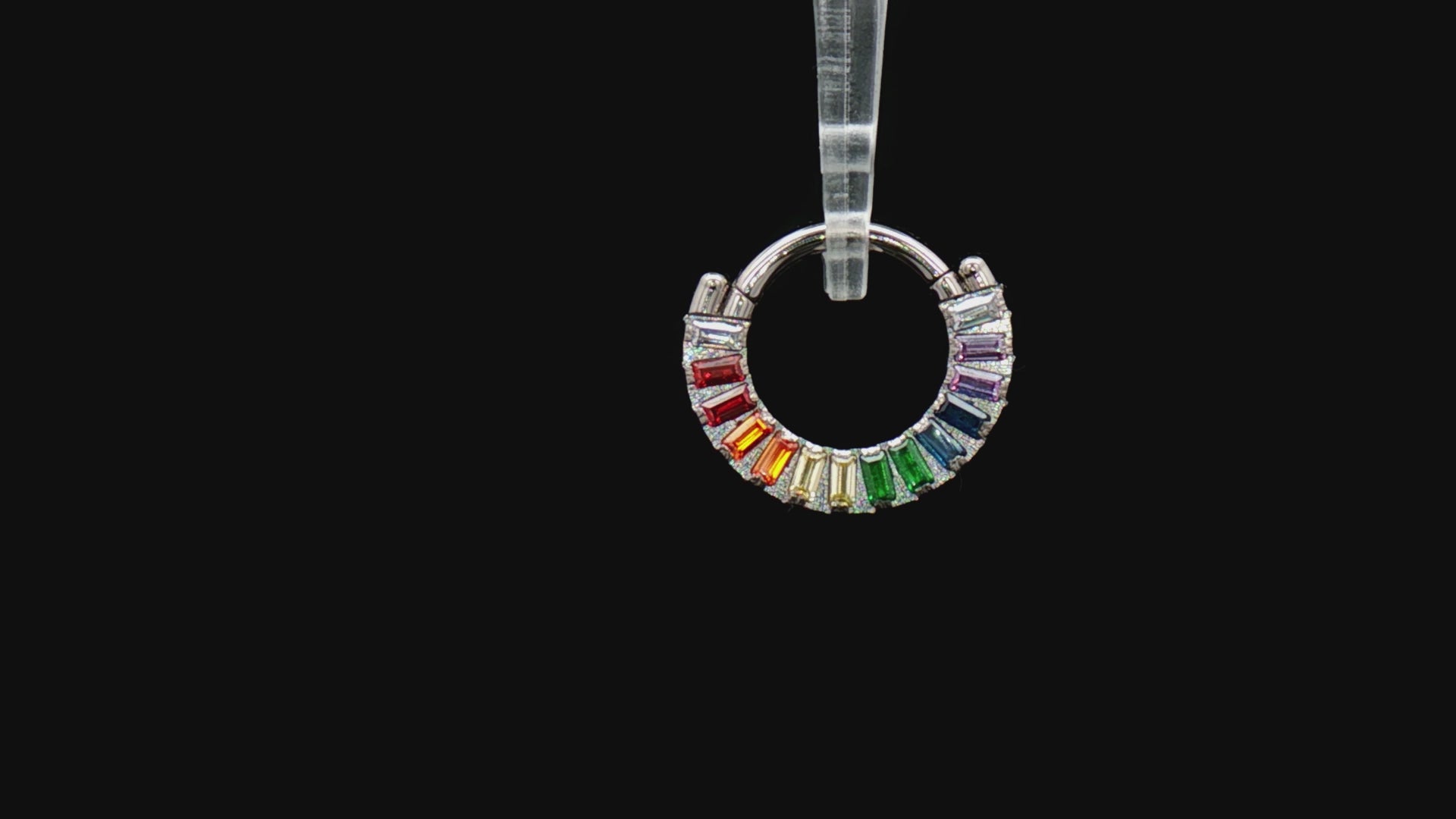 Grytta - Rainbow Hinged Segment Ring