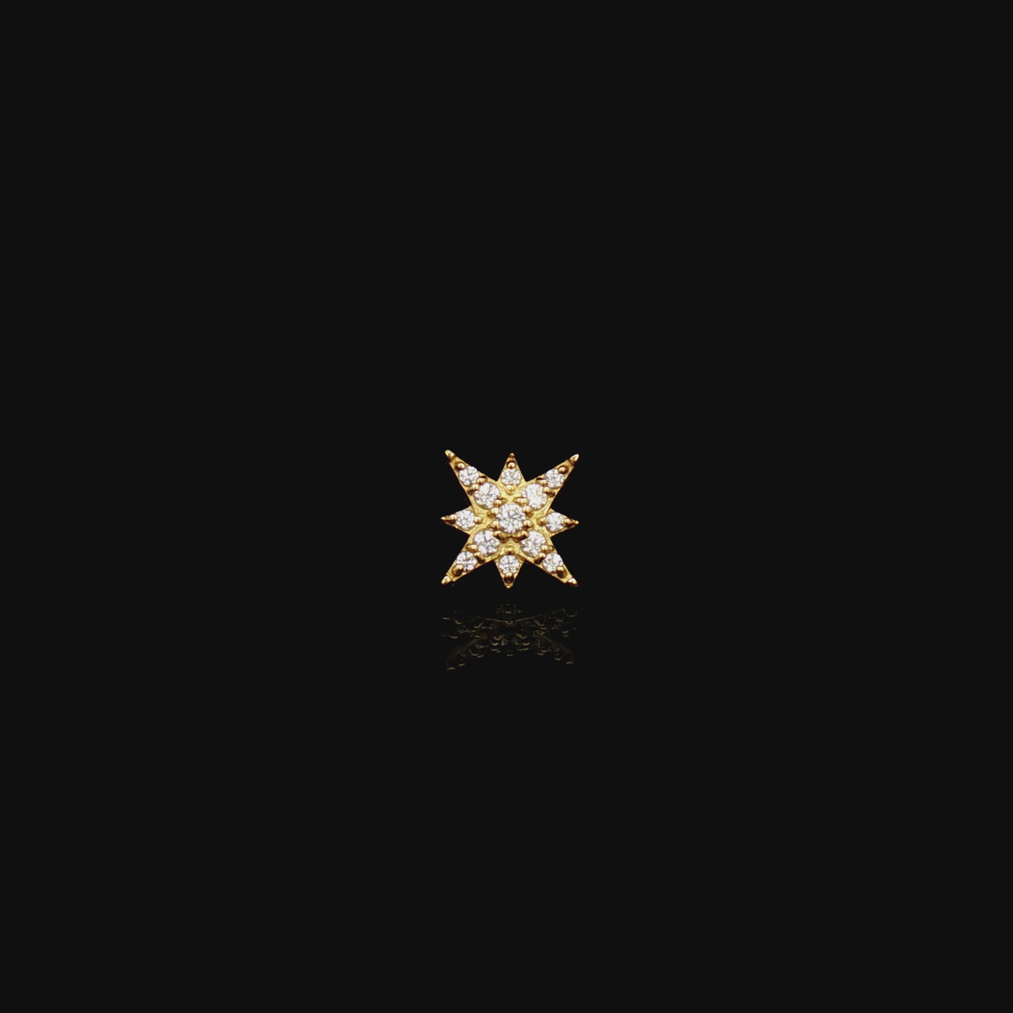 Everly - 18kt Gold Threadless End