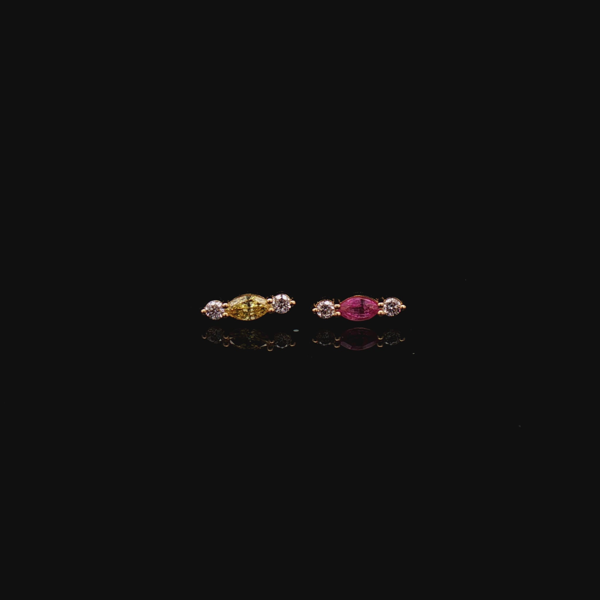 Brielle - 18kt Gold Threadless End