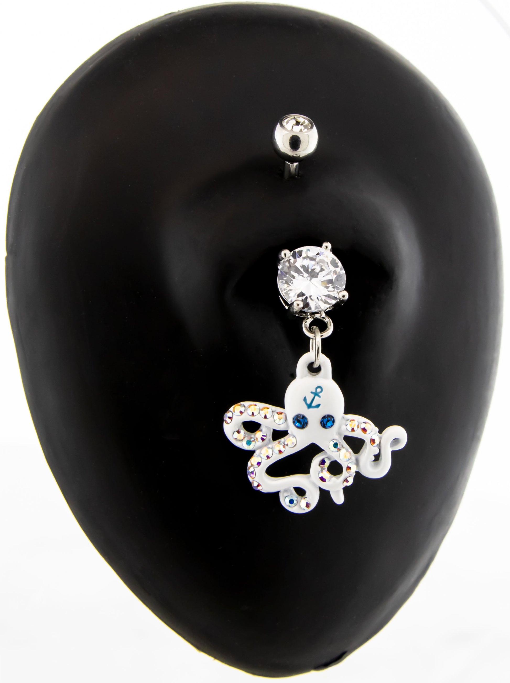 14G Octopus Navel Ring