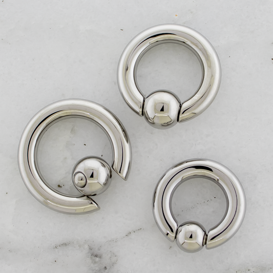 4G Steel Spring Loaded Captive Bead Rings