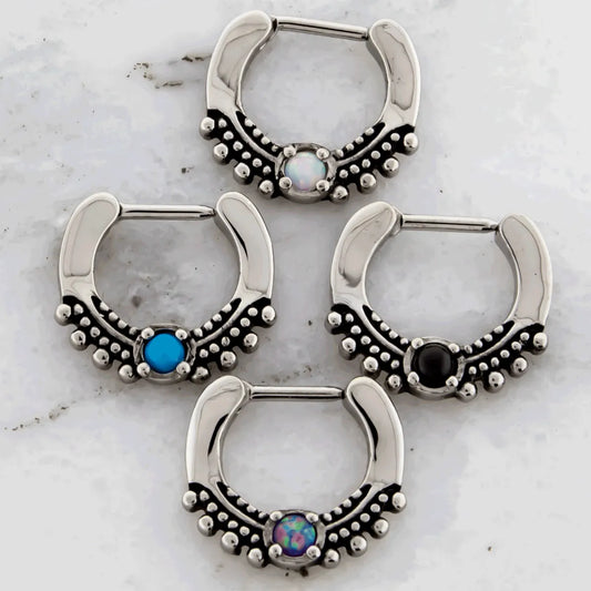 16G Vintage Septum Clicker - Pierced Addiction