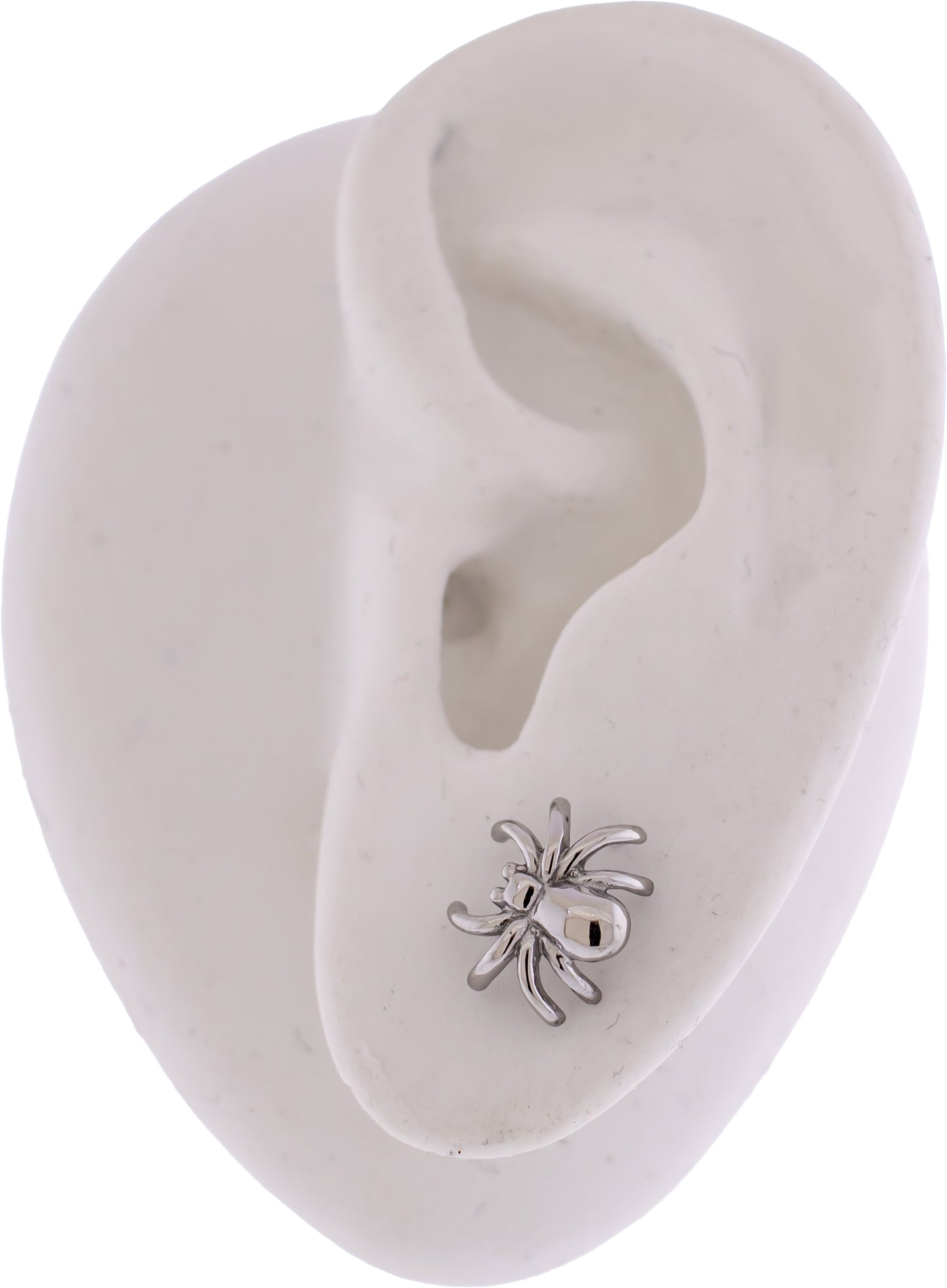 Steel Spider Earring Studs